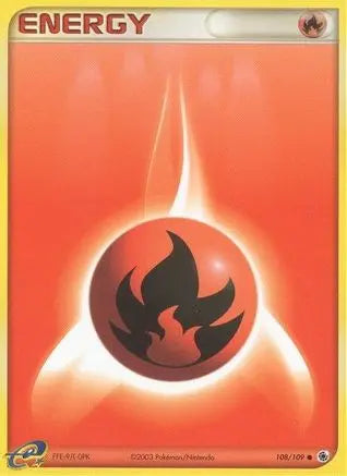 Fire Energy (108/109) [EX: Ruby & Sapphire] Pokémon