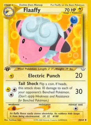 Flaaffy (28/64) [Neo Revelation 1st Edition] Pokémon