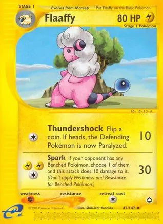 Flaaffy (47/147) [Aquapolis] Pokémon