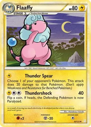 Flaaffy (42/123) [HeartGold & SoulSilver: Base Set] Pokémon