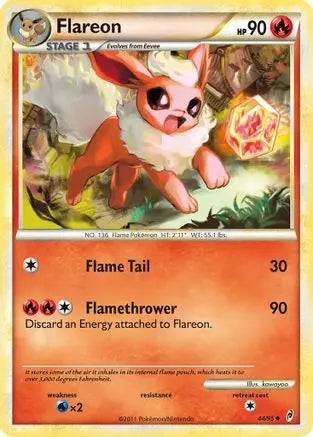 Flareon (44/95) [HeartGold & SoulSilver: Call of Legends] Pokémon