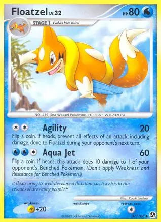 Floatzel (37/106) [Diamond & Pearl: Great Encounters] Pokémon
