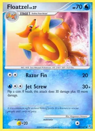 Floatzel (58/147) [Platinum: Supreme Victors] Pokémon