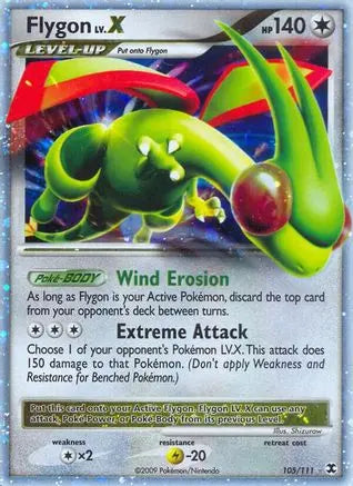 Flygon LV.X (105/111) [Platinum: Rising Rivals] Pokémon