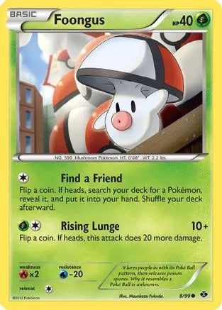 Foongus (8/99) [Black & White: Next Destinies] Pokémon