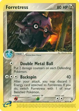 Forretress (28/97) [EX: Dragon] Pokémon