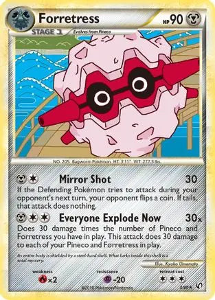 Forretress (3/90) [HeartGold & SoulSilver: Undaunted] Pokémon
