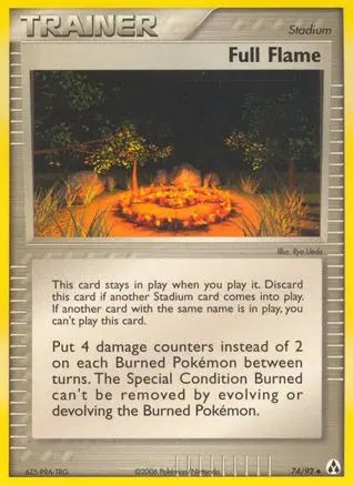Full Flame (74/92) (Stamped) [EX: Legend Maker] Pokémon