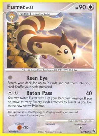 Furret (27/132) [Diamond & Pearl: Secret Wonders] Pokémon