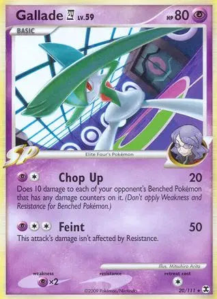 Gallade (20/111) [Platinum: Rising Rivals] Pokémon