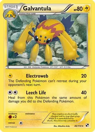 Galvantula (46/114) [Black & White: Base Set] Pokémon