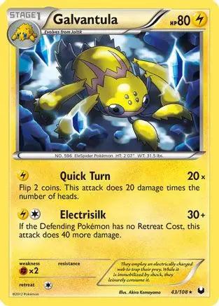 Galvantula (43/108) [Black & White: Dark Explorers] Pokémon