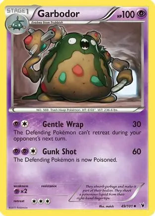 Garbodor (49/101) [Black & White: Noble Victories] Pokémon
