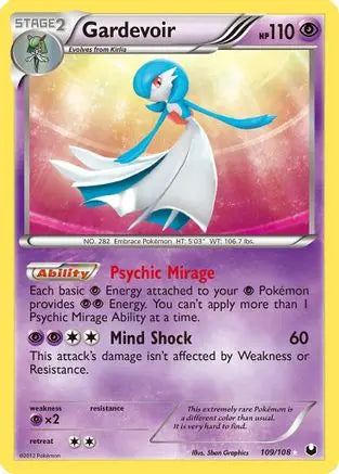 Gardevoir (109/108) [Black & White: Dark Explorers] Pokémon
