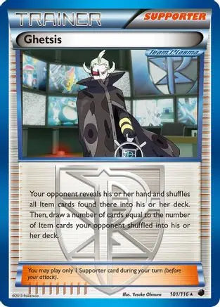 Ghetsis (101/116) [Black & White: Plasma Freeze] Pokémon