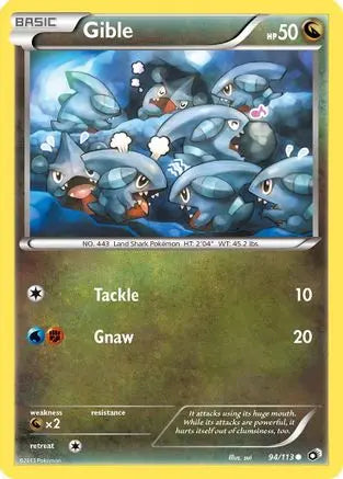 Gible (94/113) [Black & White: Legendary Treasures] Pokémon