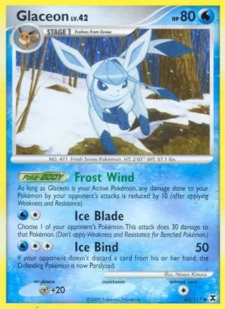 Glaceon (41/111) [Platinum: Rising Rivals] Pokémon