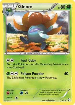 Gloom (2/149) [Black & White: Boundaries Crossed] Pokémon