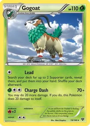 Gogoat (19/146) [XY: Base Set] Pokémon