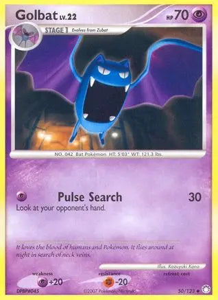 Golbat (50/123) [Diamond & Pearl: Mysterious Treasures] Pokémon