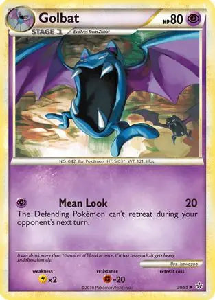 Golbat (30/95) [HeartGold & SoulSilver: Unleashed] Pokémon