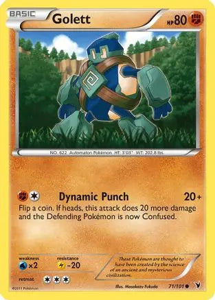 Golett (71/101) [Black & White: Noble Victories] Pokémon