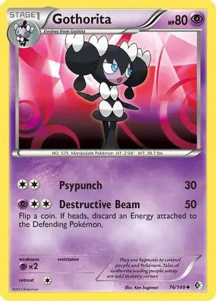 Gothorita (76/149) [Black & White: Boundaries Crossed] Pokémon