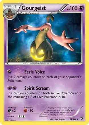 Gourgeist (57/146) [XY: Base Set] Pokémon