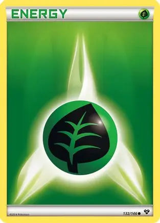 Grass Energy (132/146) [XY: Base Set] Pokémon