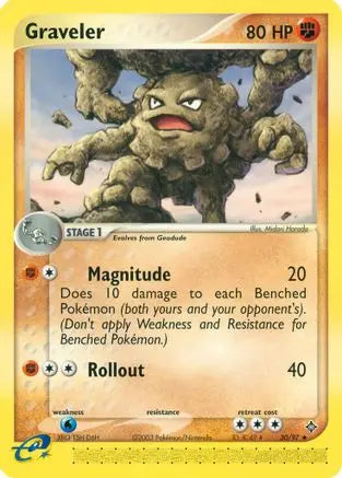Graveler (30/97) [EX: Dragon] Pokémon