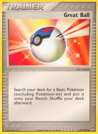 Great Ball (77/108) [EX: Power Keepers] Pokémon