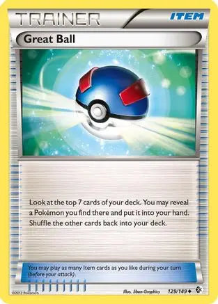 Great Ball (129/149) [Black & White: Boundaries Crossed] Pokémon