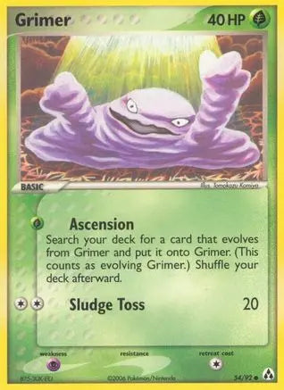 Grimer (54/92) (Stamped) [EX: Legend Maker] Pokémon