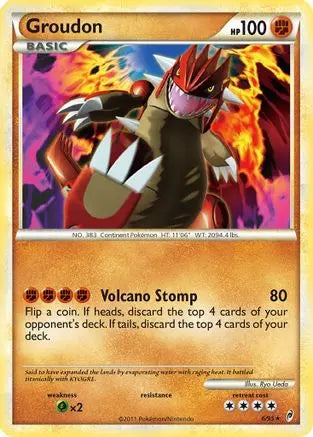 Groudon (6/95) [HeartGold & SoulSilver: Call of Legends] Pokémon