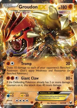 Groudon EX (54/108) [Black & White: Dark Explorers] Pokémon