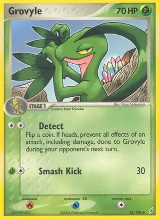 Grovyle (32/100) (Stamped) [EX: Crystal Guardians] Pokémon