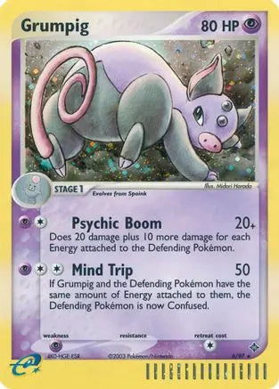 Grumpig (6/97) [EX: Dragon] Pokémon