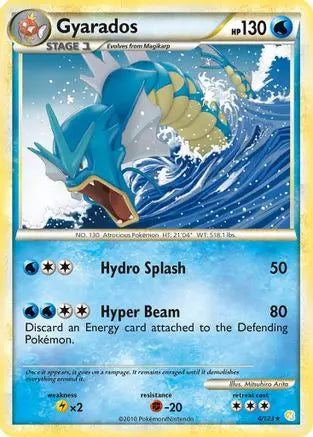 Gyarados (4/123) [HeartGold & SoulSilver: Base Set] Pokémon