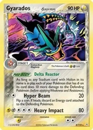 Gyarados (8/110) (Delta Species) (Stamped) [EX: Holon Phantoms] Pokémon
