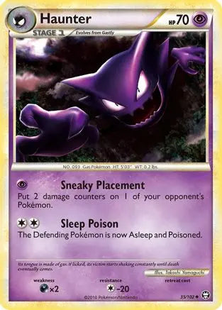 Haunter (35/102) [HeartGold & SoulSilver: Triumphant] Pokémon