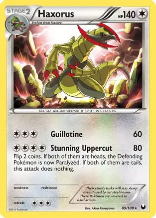 Haxorus (89/108) [Black & White: Dark Explorers] Pokémon