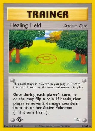 Healing Field (61/64) [Neo Revelation 1st Edition] Pokémon
