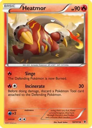 Heatmor (18/101) [Black & White: Noble Victories] Pokémon