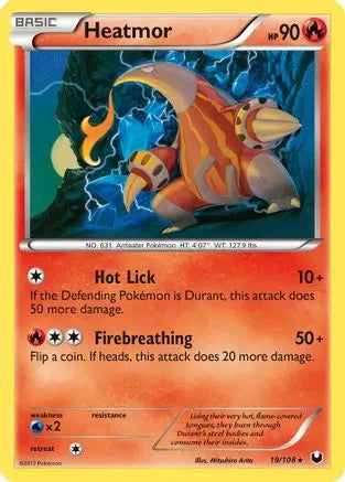 Heatmor (19/108) [Black & White: Dark Explorers] Pokémon