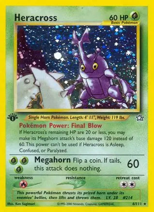 Heracross (6/111) [Neo Genesis Unlimited] Pokémon