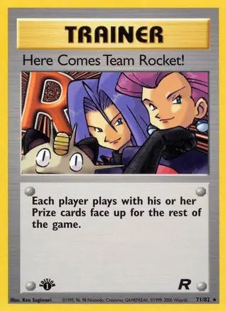 Here Comes Team Rocket! (71/82) [Team Rocket 1st Edition] Pokémon
