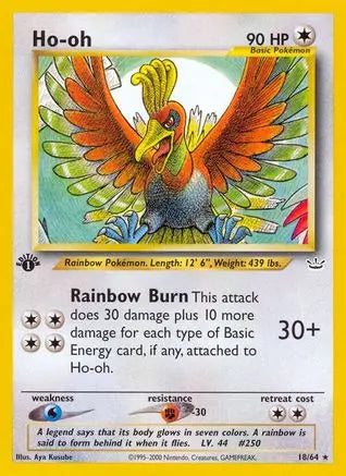 Ho-oh (18/64) [Neo Revelation 1st Edition] Pokémon