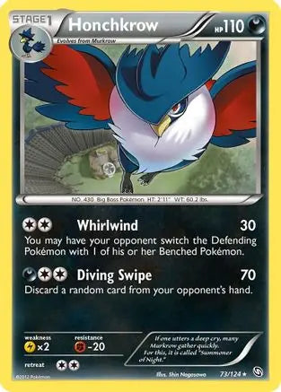 Honchkrow (73/124) [Black & White: Dragons Exalted] Pokémon