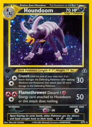 Houndoom (4/75) [Neo Discovery 1st Edition] Pokémon
