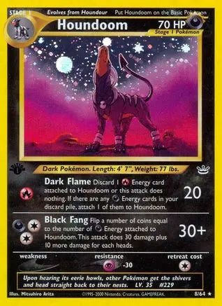 Houndoom (8/64) [Neo Revelation 1st Edition] Pokémon